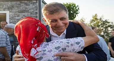 Büyükşehir’den evi yanan aileye yardım eli