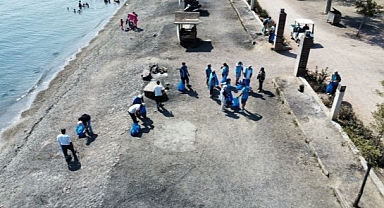 Çakalburnu Lagünü’nde çevre temizliği