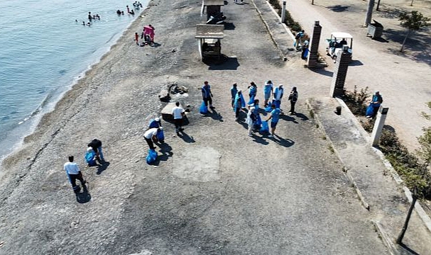 Çakalburnu Lagünü’nde çevre temizliği