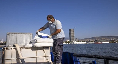 İzmir Körfezi için modifiye kil uygulaması devrede