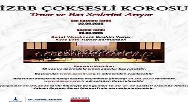 Korist, tenor ve bas korist alımı
