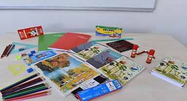 Öğrencilere 48 milyonluk kırtasiye desteği
