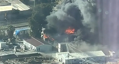 Bayraklı’da Korkutan Yangın