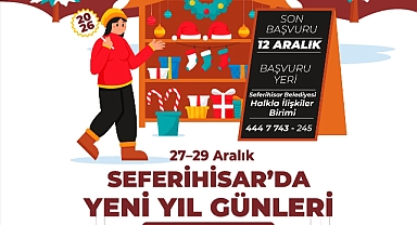 Seferihisar’da “Yeni Yıl Günleri” 27–29 Aralık’ta Başlıyor