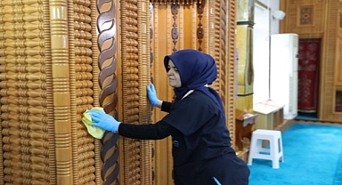 Ramazan öncesi ibadethanelerde kapsamlı temizlik seferberliği